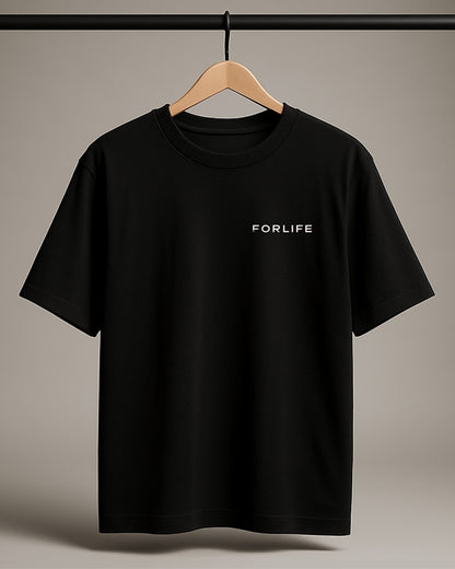 Sırt Baskılı "Bombardiro Crocodillo" Oversize T-Shirt